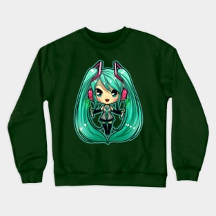 Chibi Hatsune Miku Crewneck Sweatshirt